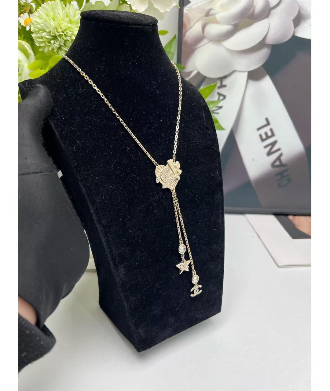 CHANEL Золотое колье, фото 3