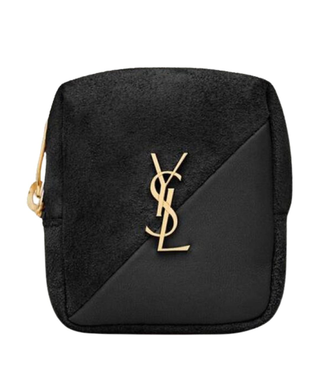 SAINT LAURENT Черный кошелек, фото 1