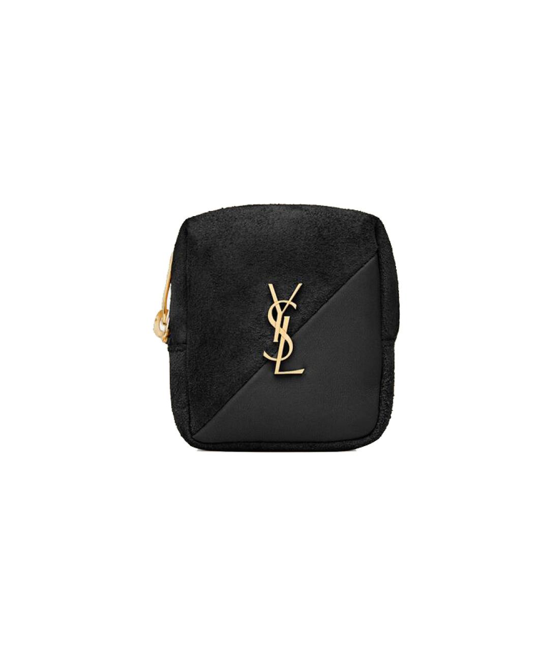 SAINT LAURENT Черный кошелек, фото 6