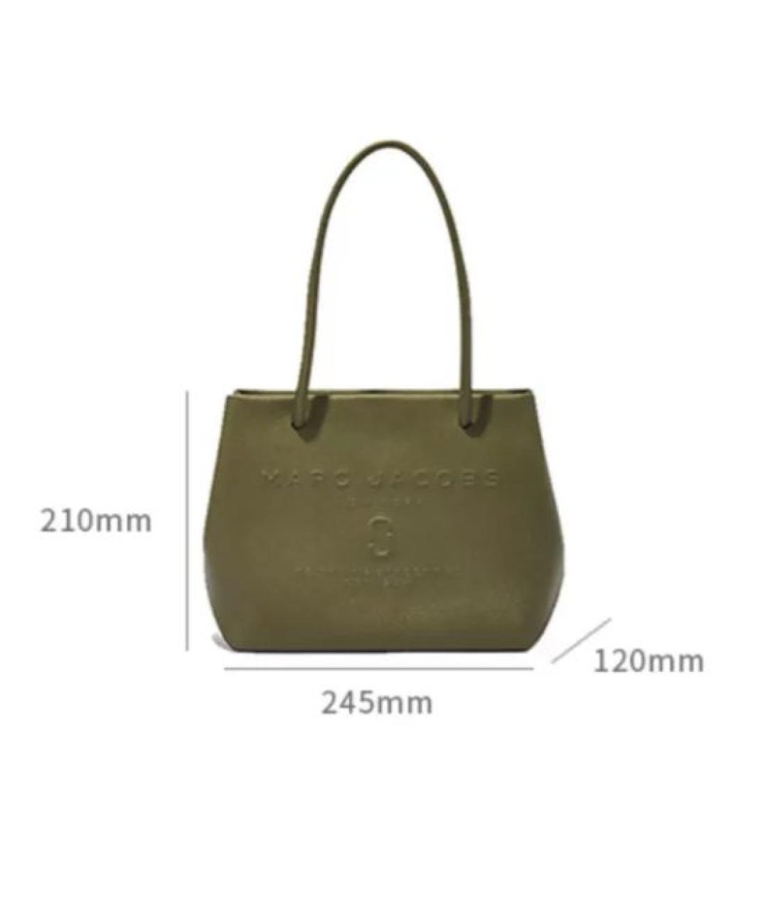 MARC JACOBS Бордовая кожаная сумка тоут, фото 6