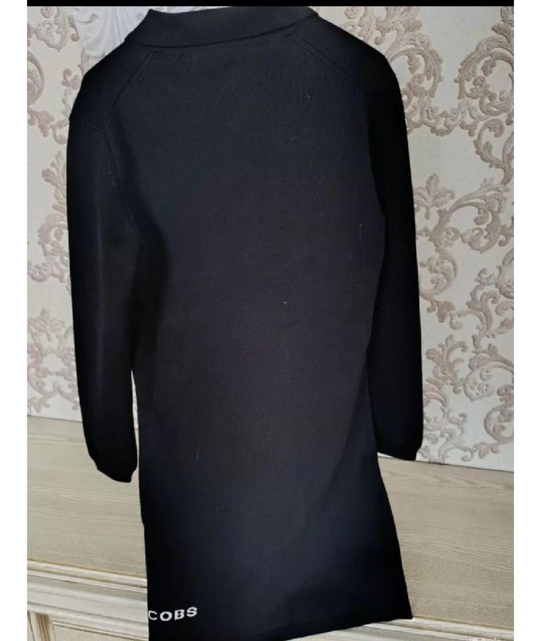 MARC JACOBS Черное хлопковое повседневное платье, фото 2