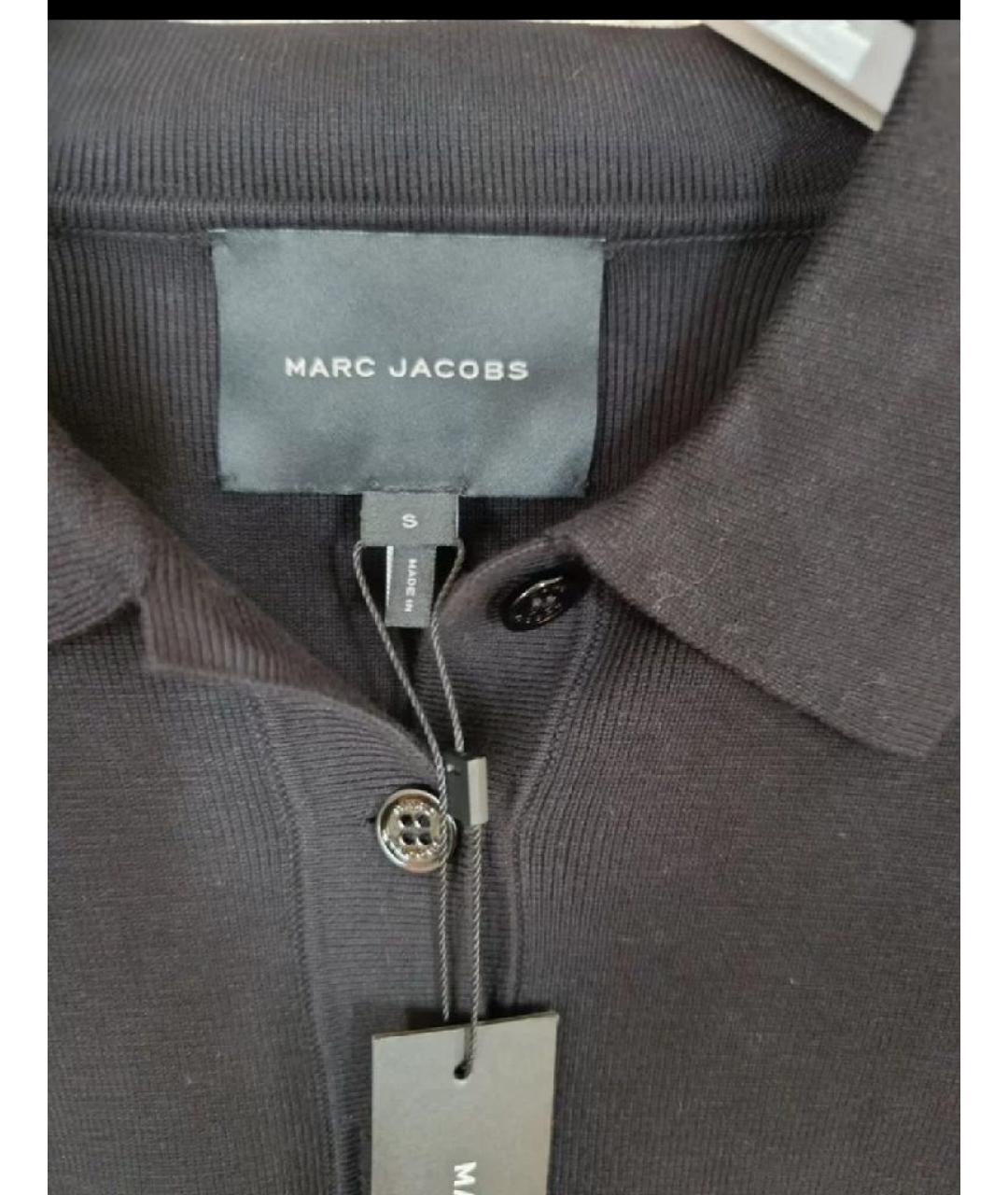 MARC JACOBS Черное хлопковое повседневное платье, фото 3