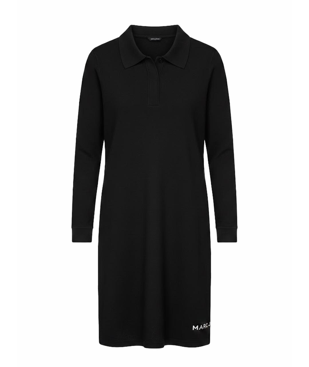 MARC JACOBS Черное хлопковое повседневное платье, фото 1
