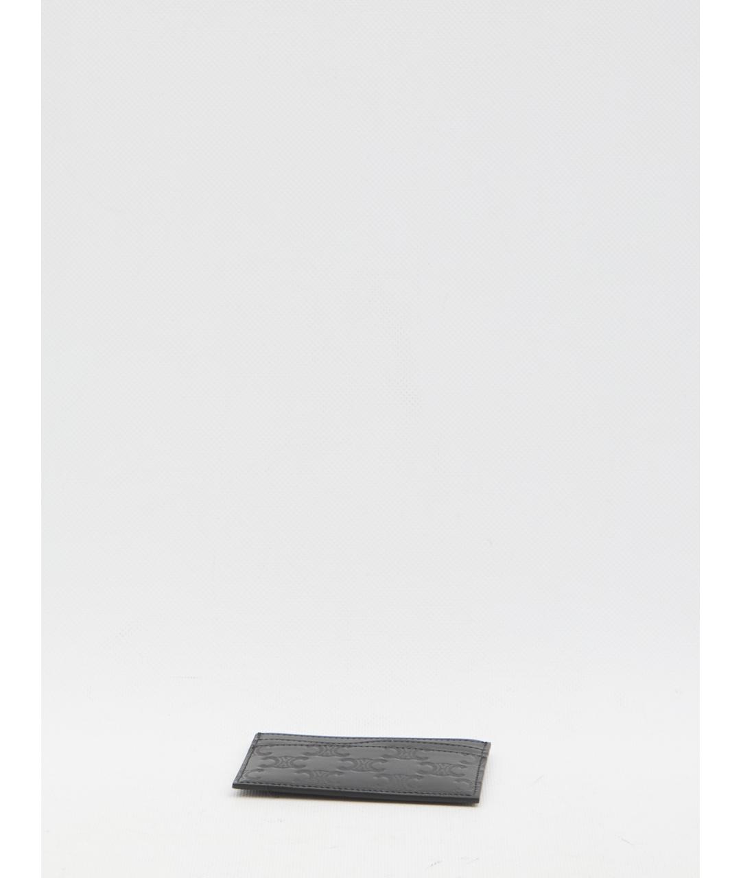 CELINE Черный кожаный кардхолдер, фото 3