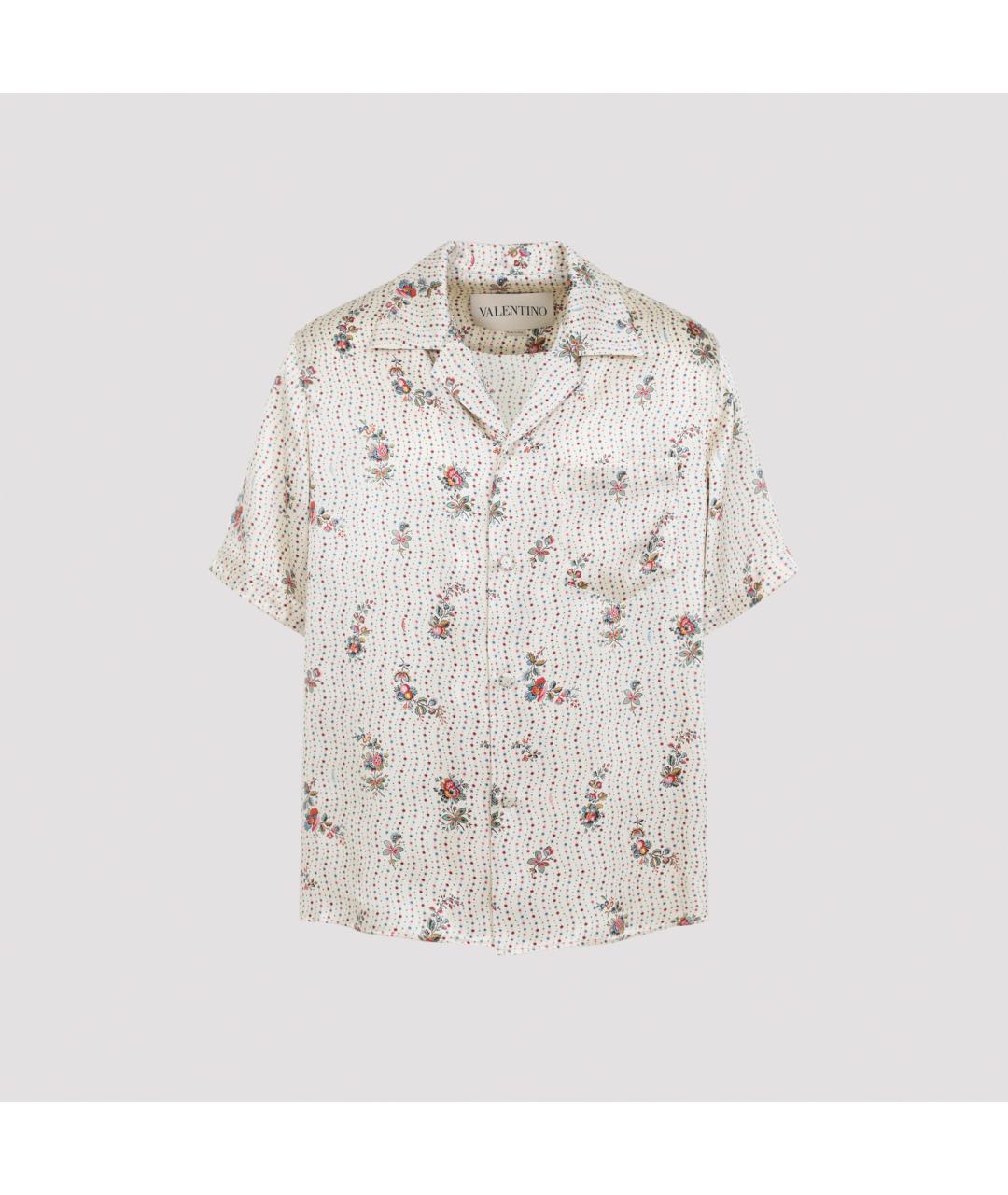 VALENTINO Мульти шелковая кэжуал рубашка, фото 2