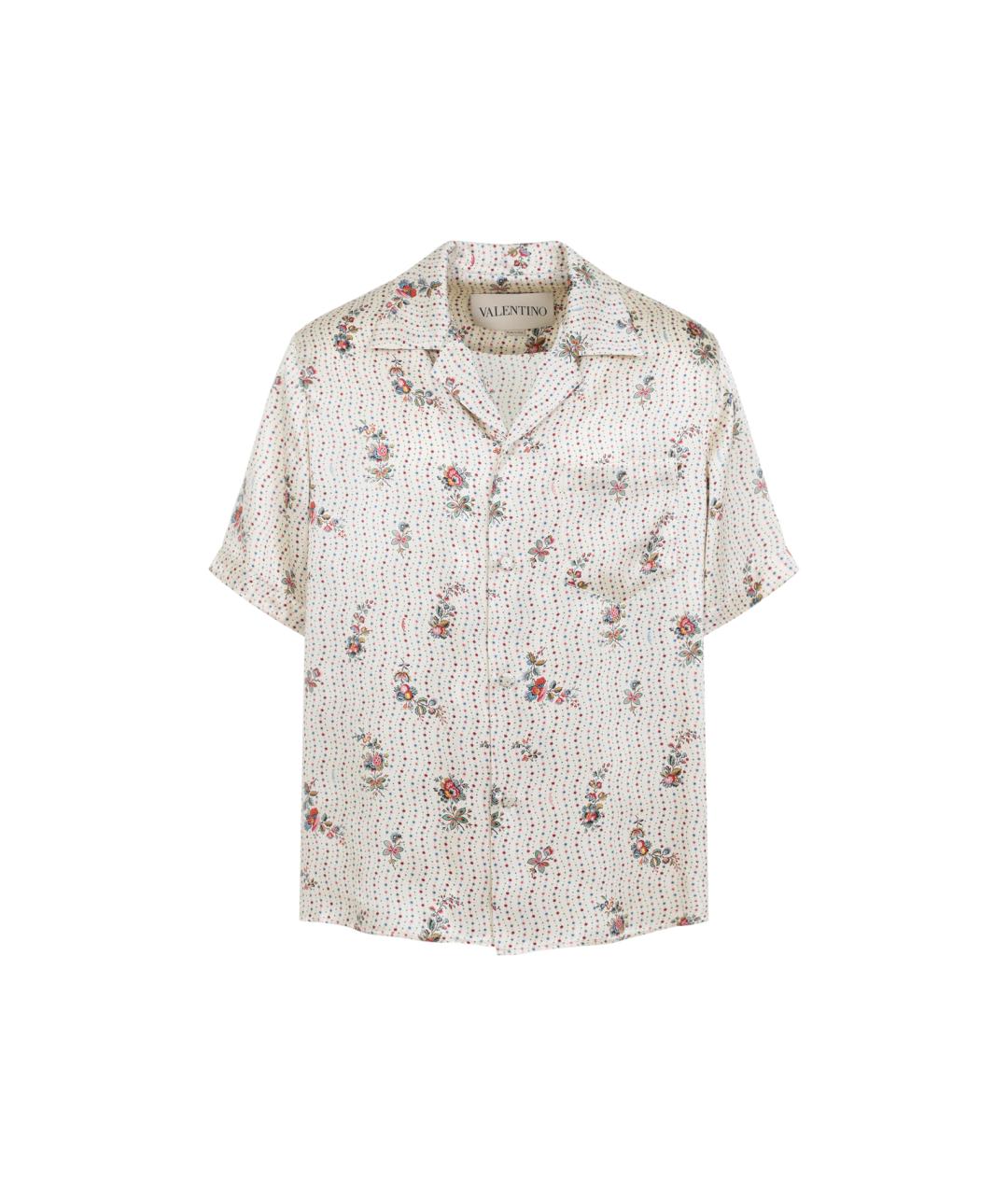 VALENTINO Мульти шелковая кэжуал рубашка, фото 1