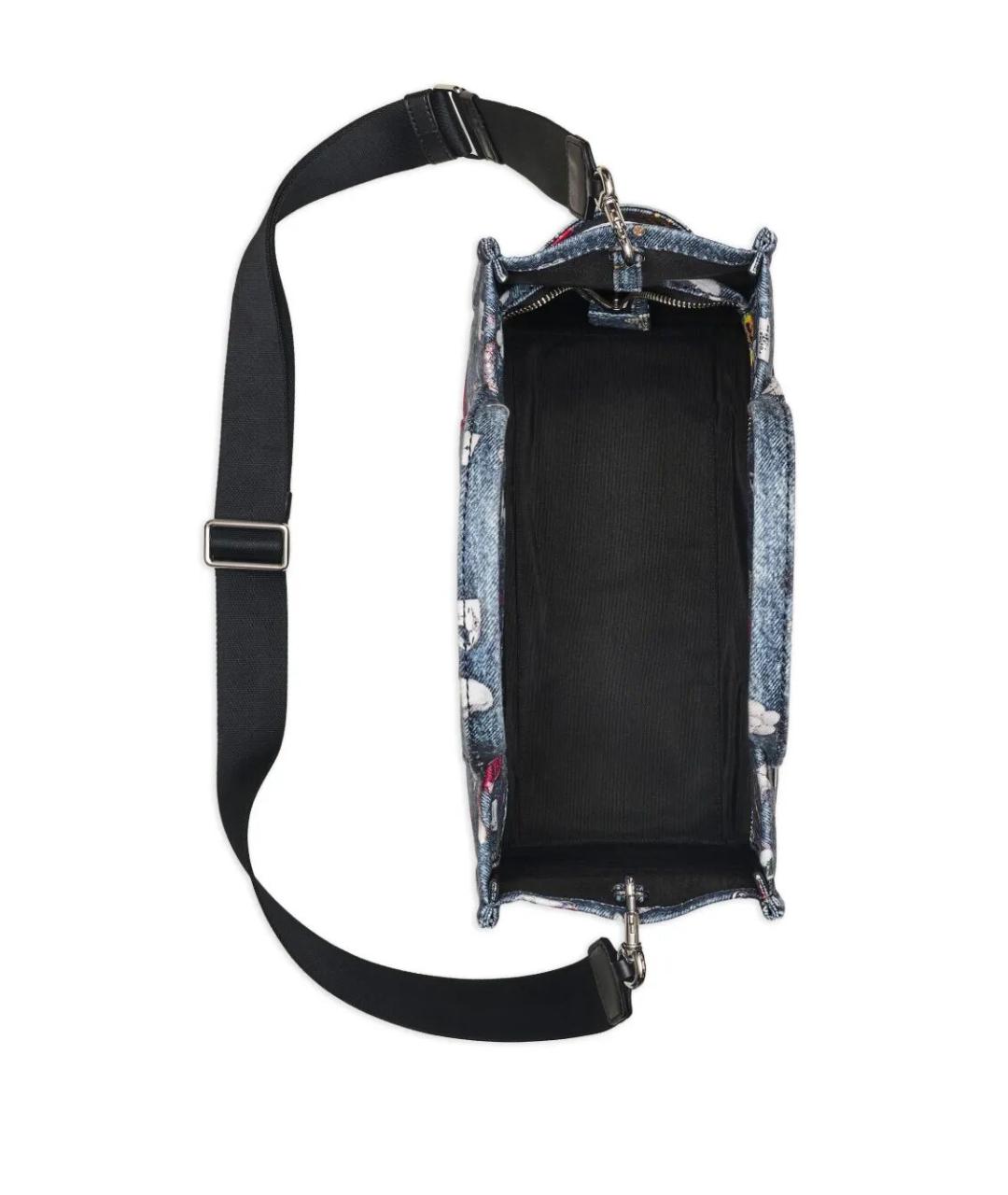 MARC JACOBS Синяя хлопковая сумка тоут, фото 5