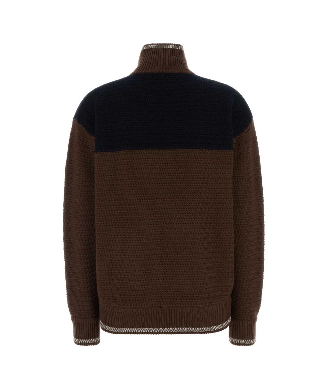 MIU MIU Коричневый кашемировый кардиган, фото 2