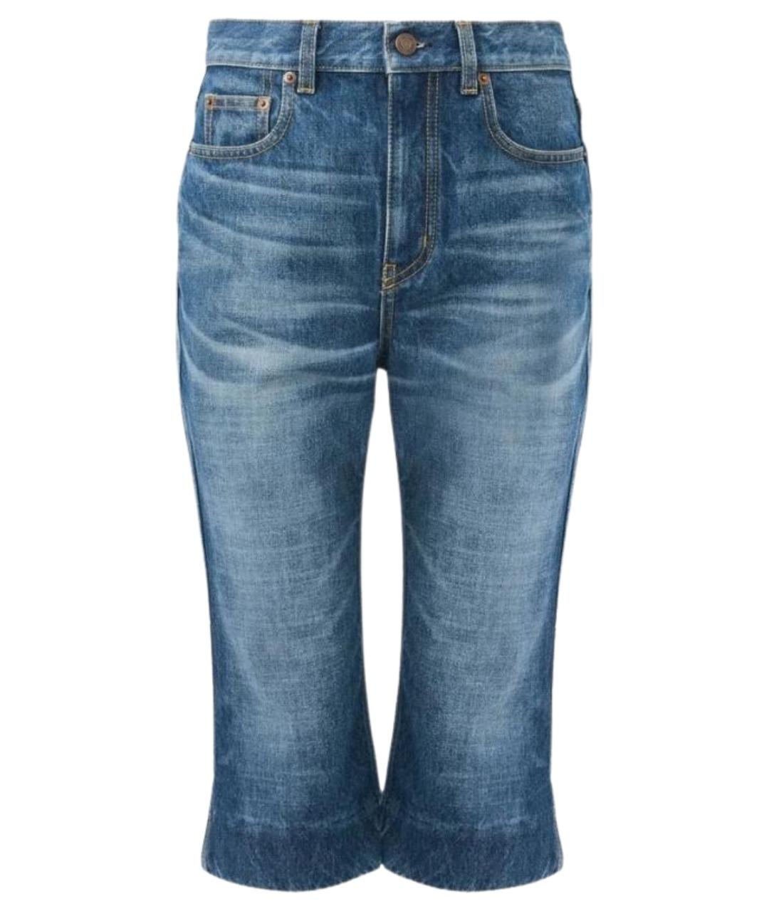 CHLOE Синие хлопковые джинсы слим, фото 1