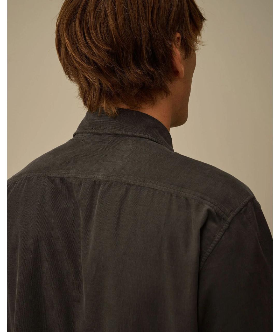 CP COMPANY Черная хлопковая кэжуал рубашка, фото 4