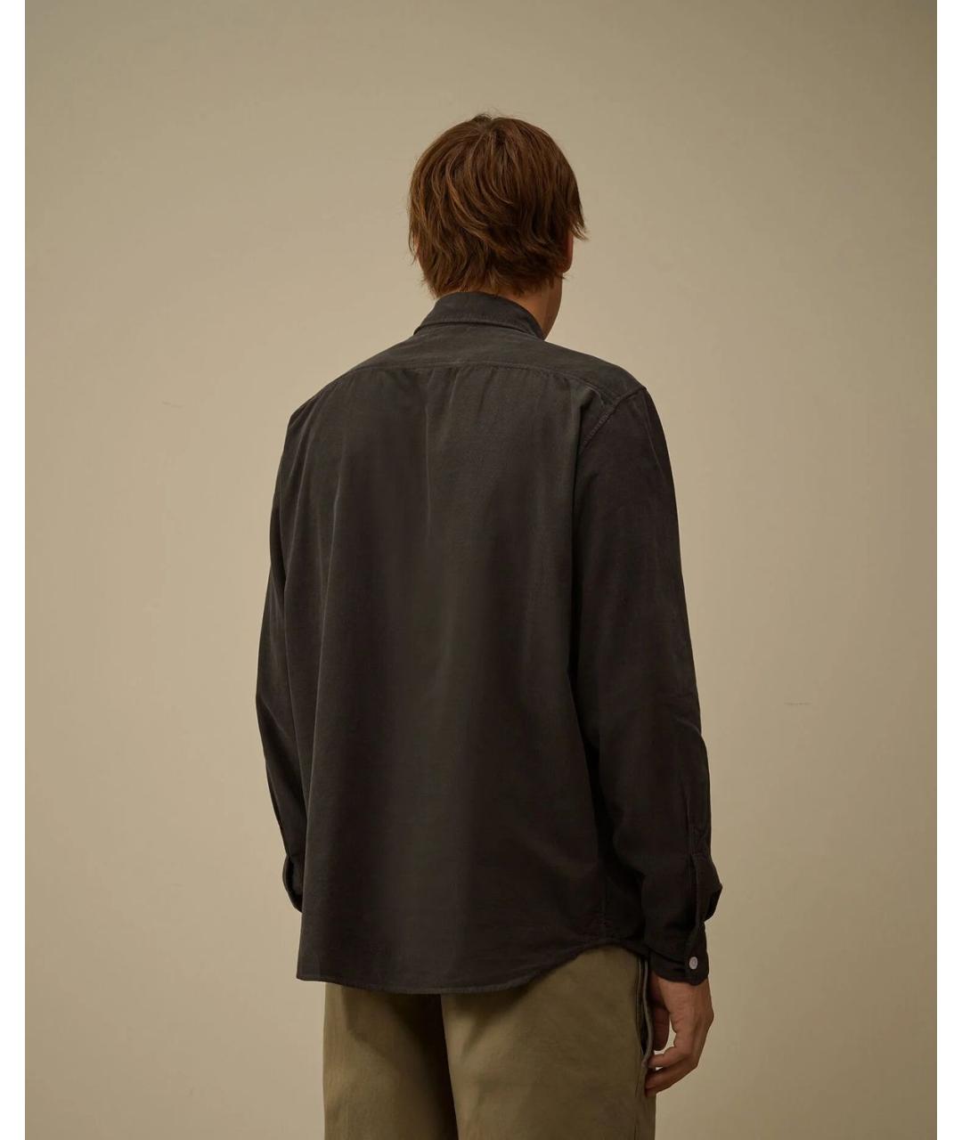 CP COMPANY Черная хлопковая кэжуал рубашка, фото 3