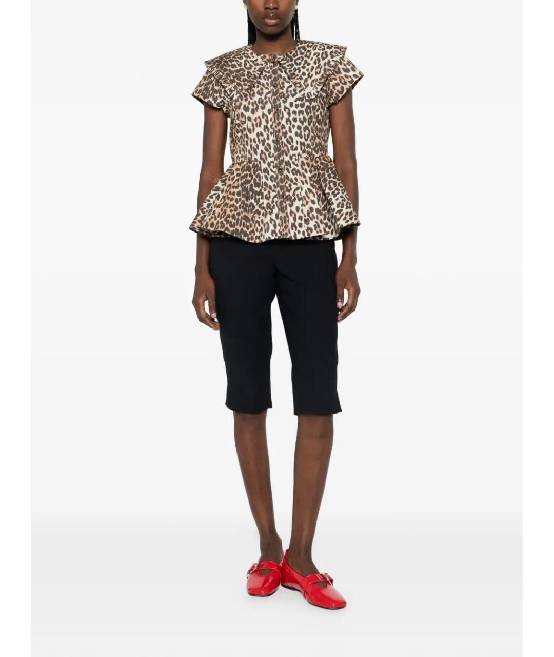 GANNI Мульти хлопковая рубашка, фото 2