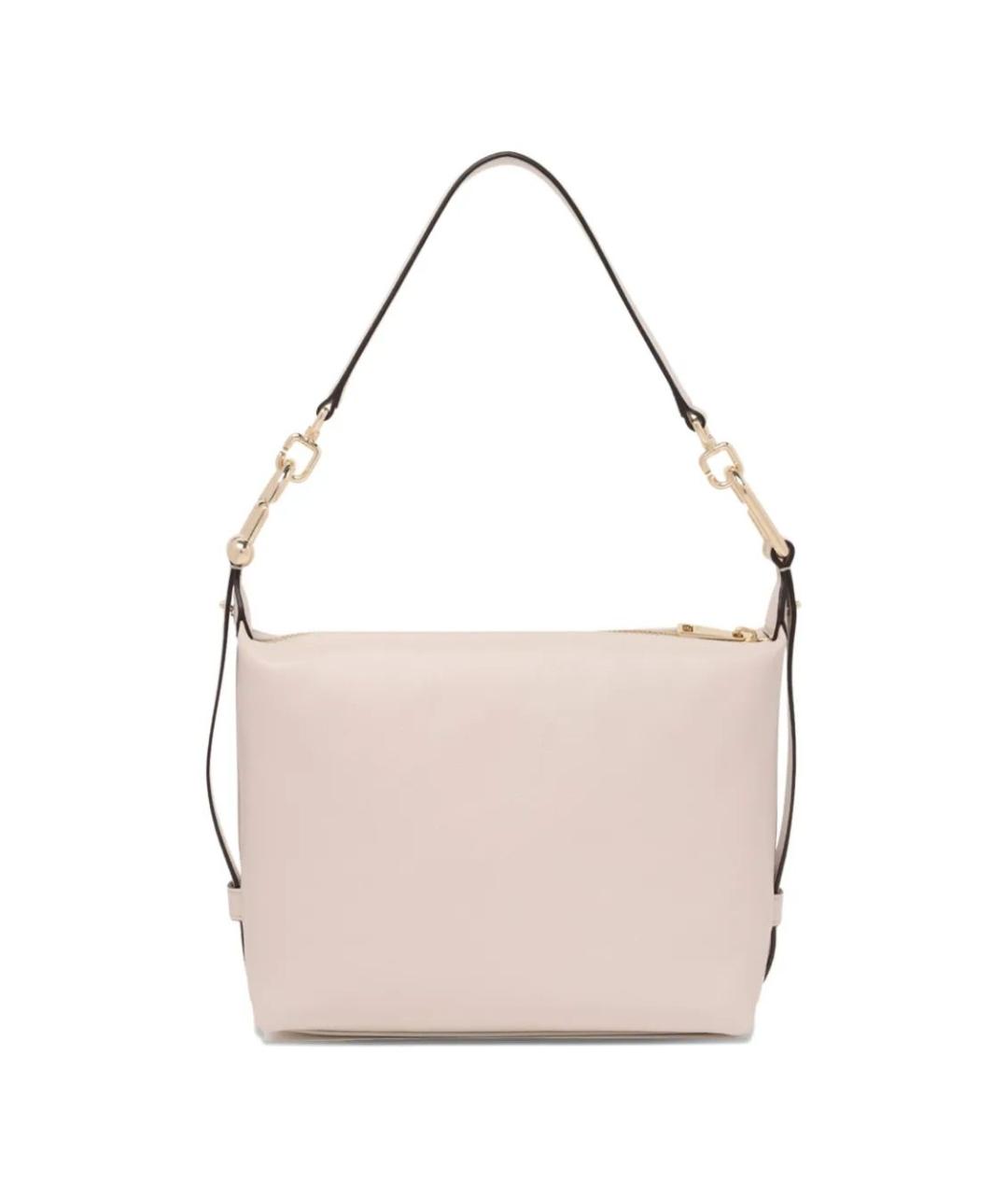 FURLA Бежевая кожаная сумка через плечо, фото 2