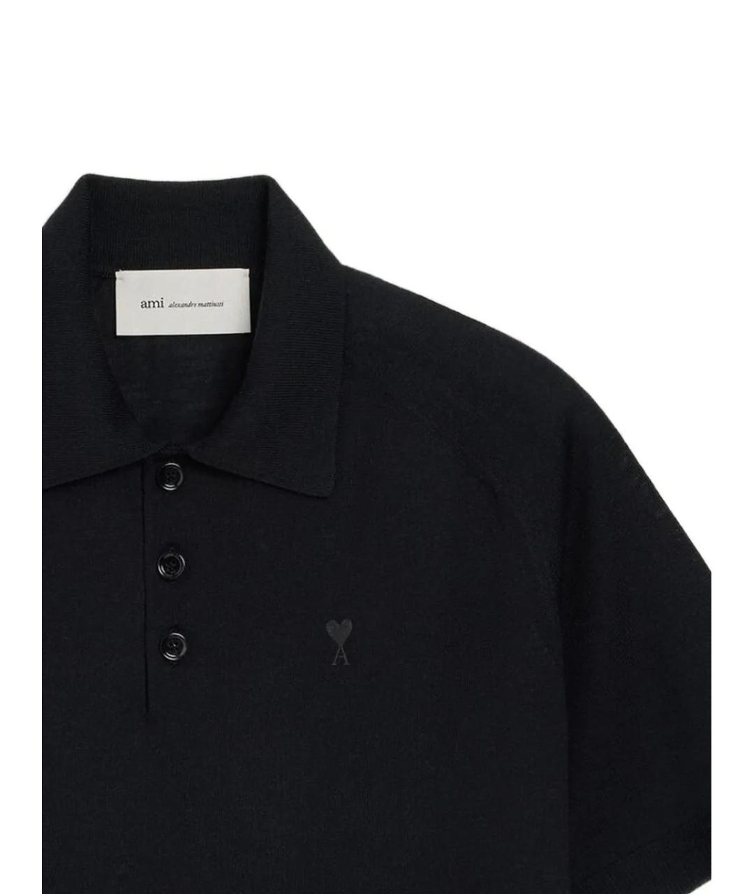 Ami Paris Черная футболка, фото 2