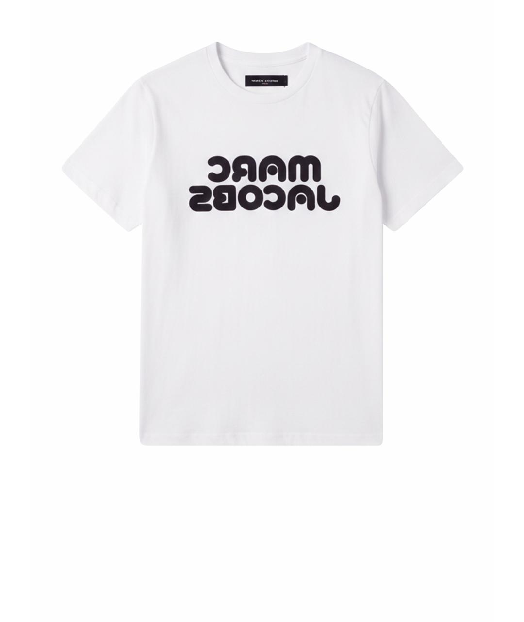 MARC JACOBS Белая хлопковая футболка, фото 1