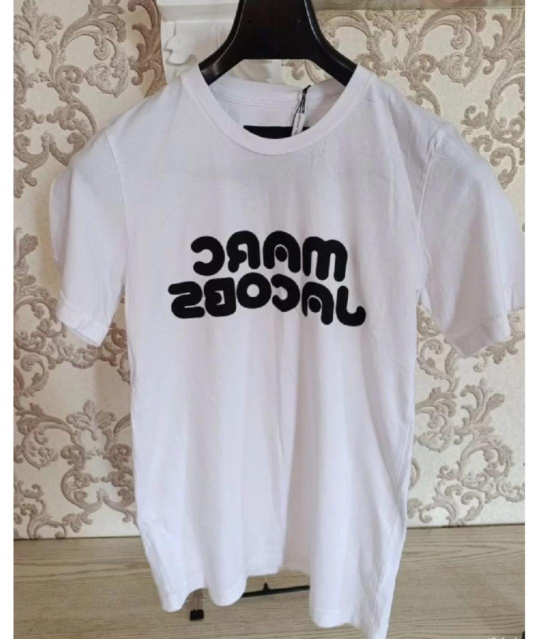 MARC JACOBS Белая хлопковая футболка, фото 6