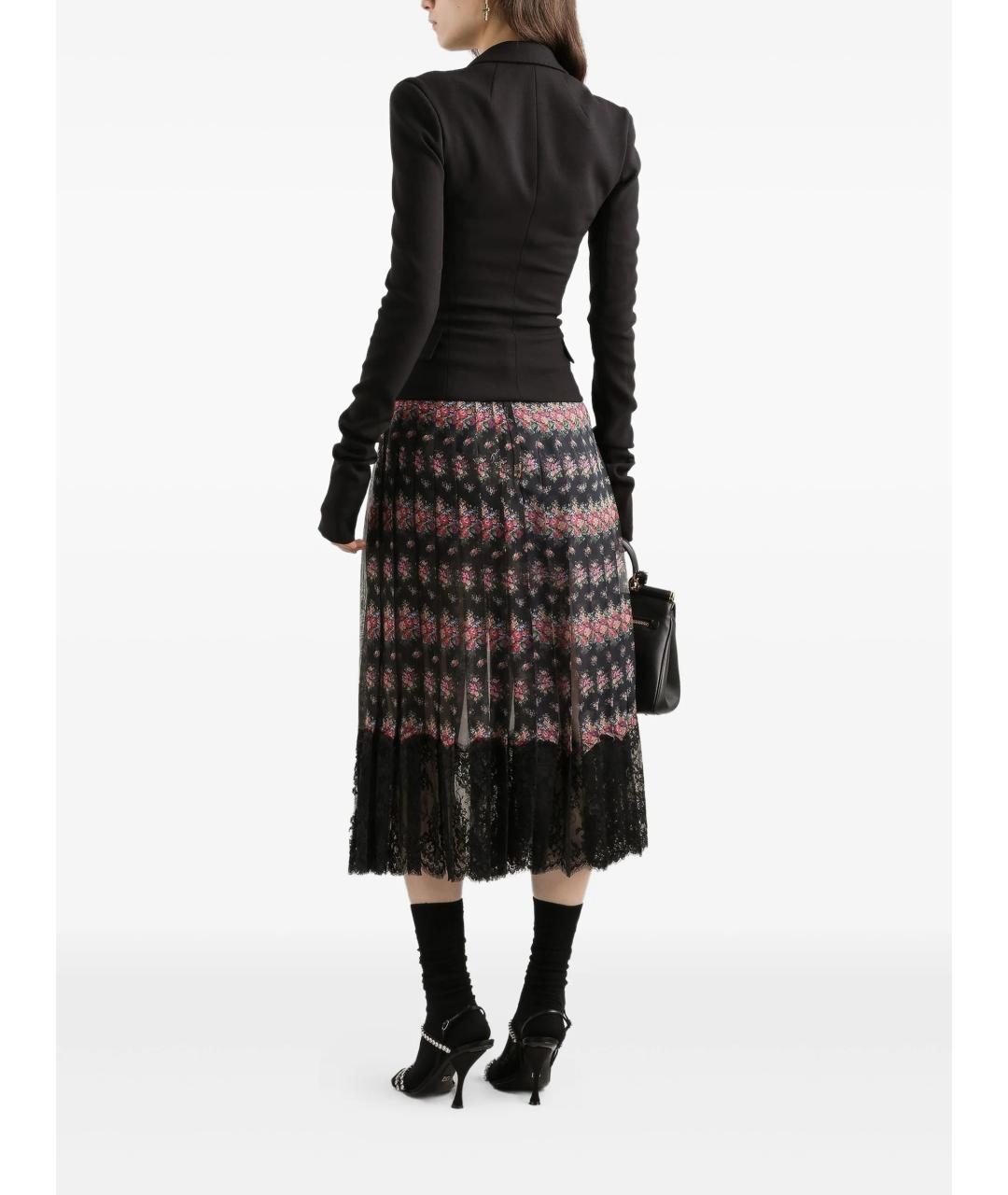 DOLCE&GABBANA Черный шерстяной жакет/пиджак, фото 3