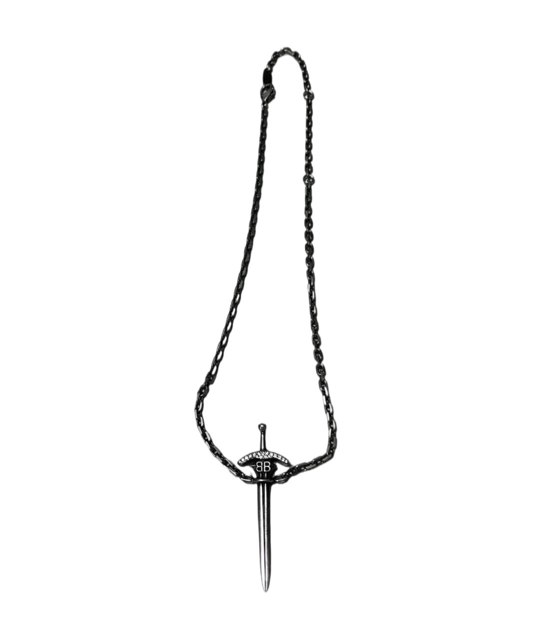 BALENCIAGA Серебряное колье, фото 1