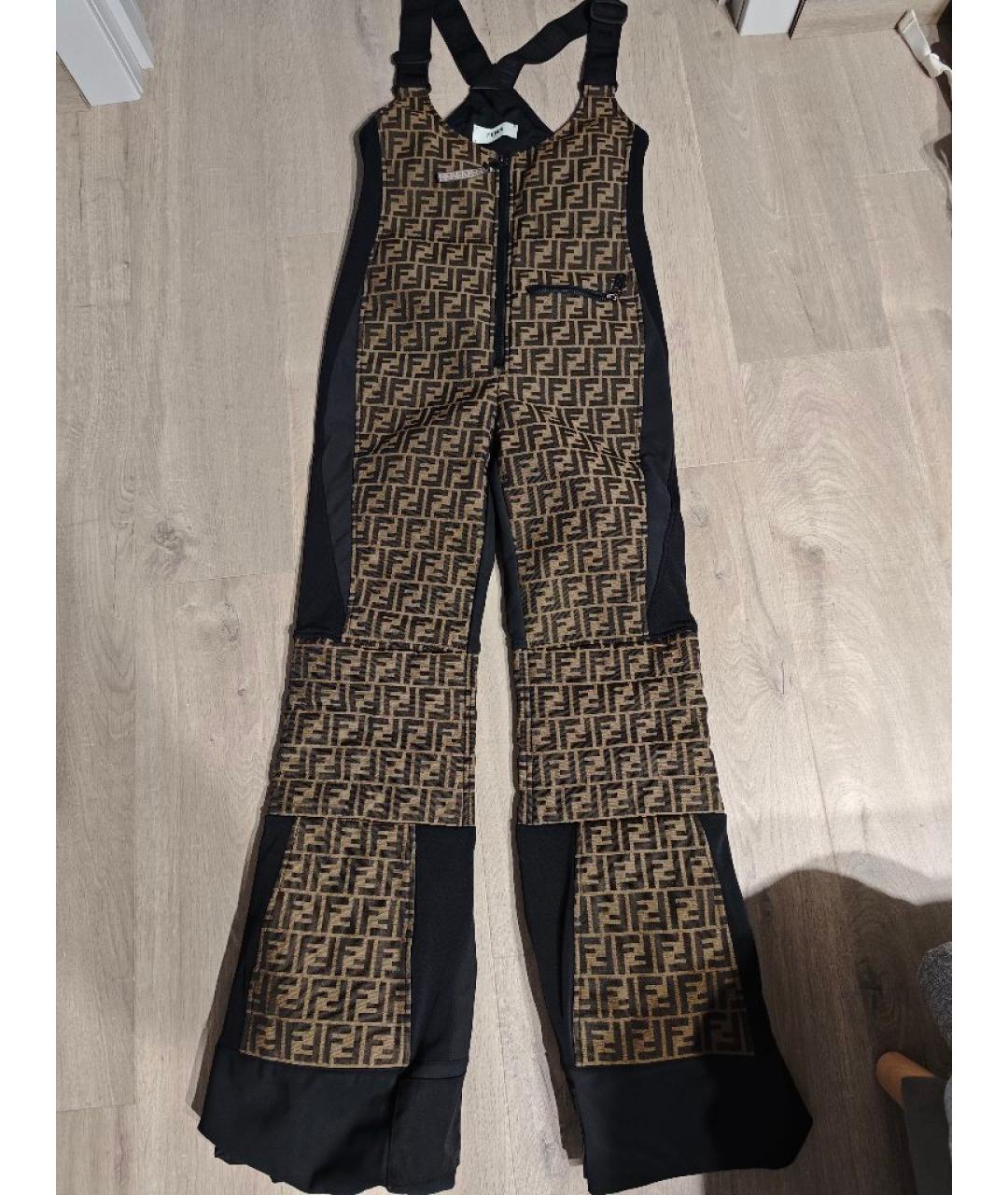 FENDI Коричневый комбинезон, фото 3