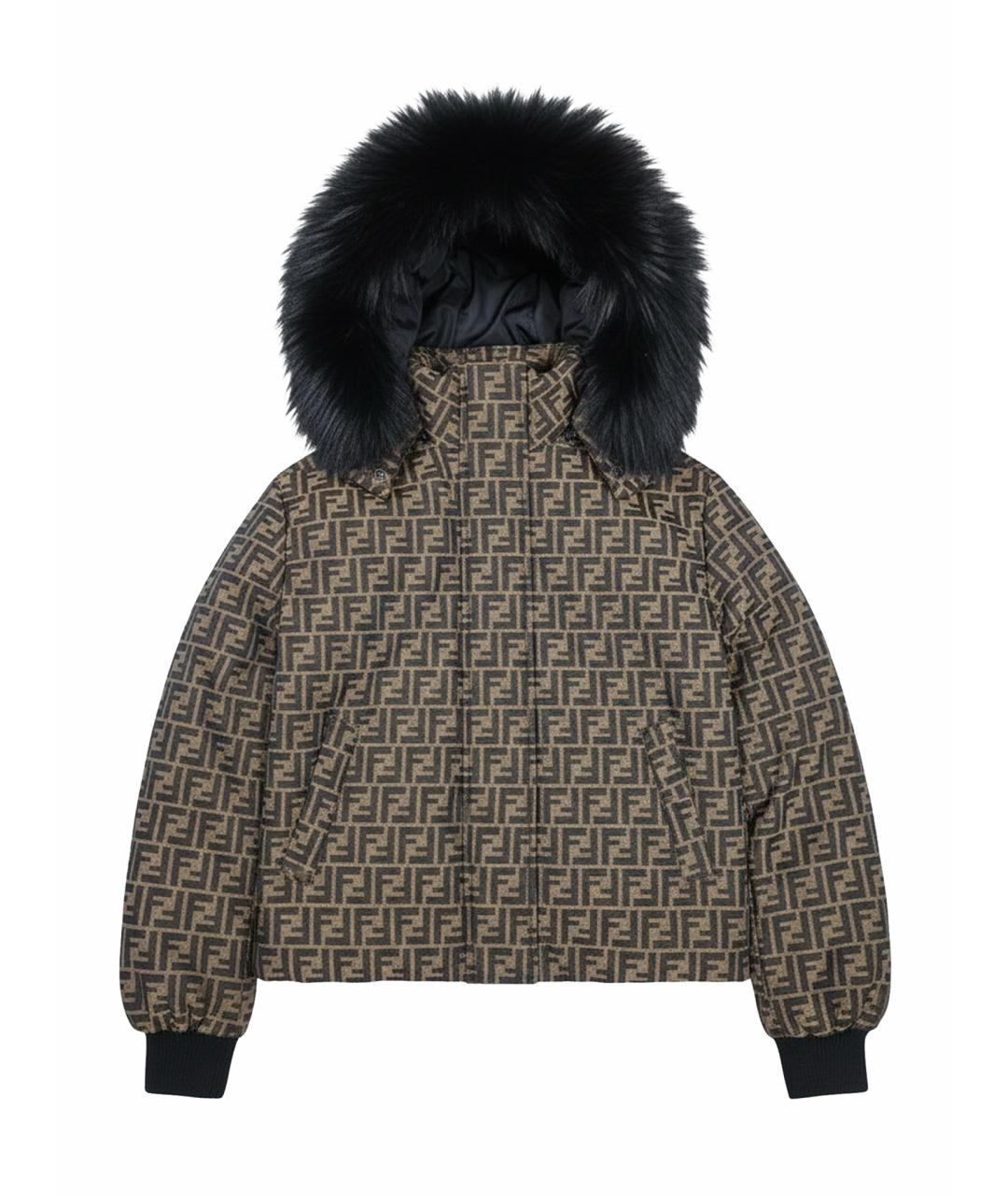 FENDI Коричневый комбинезон, фото 1