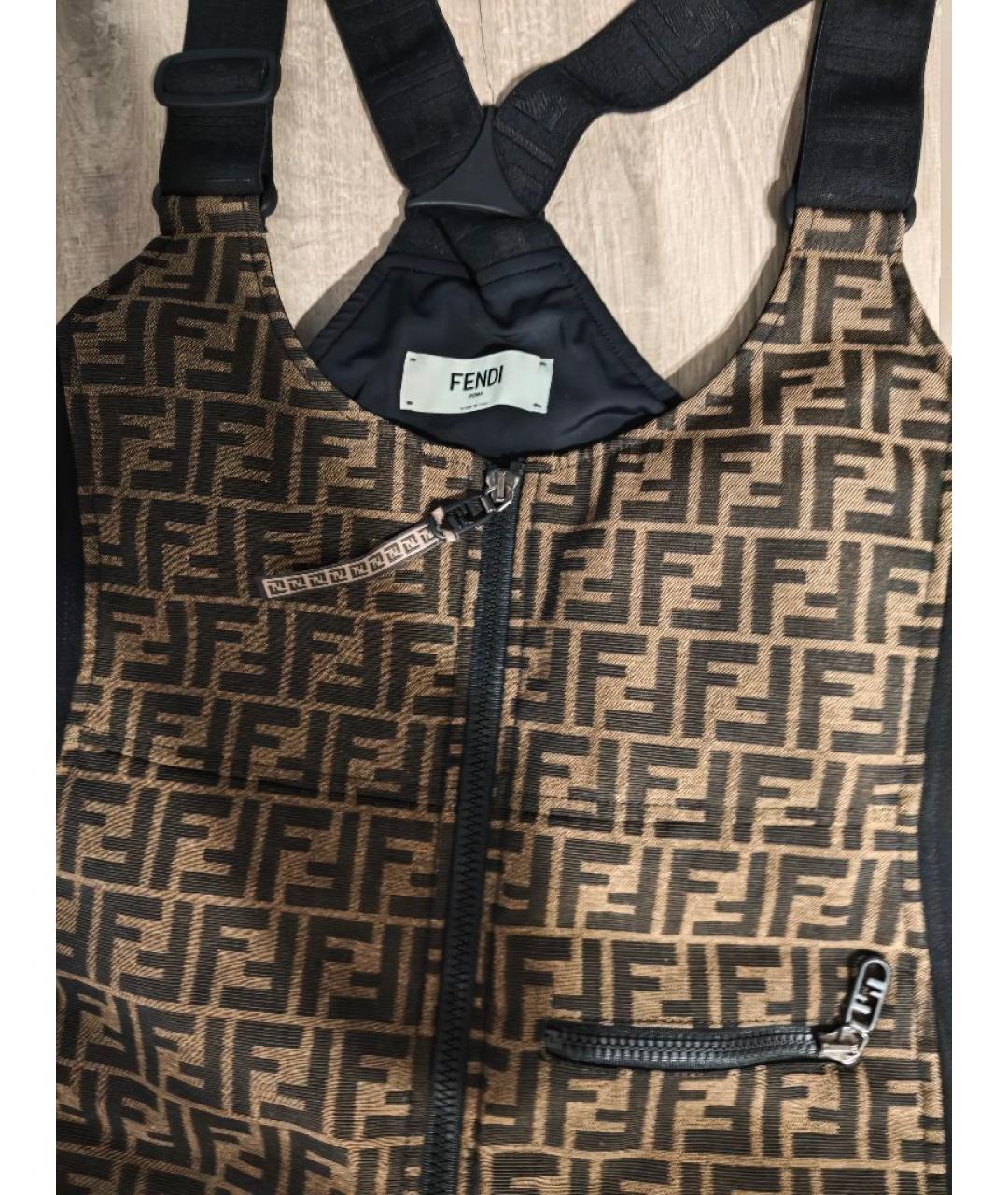 FENDI Коричневый комбинезон, фото 7