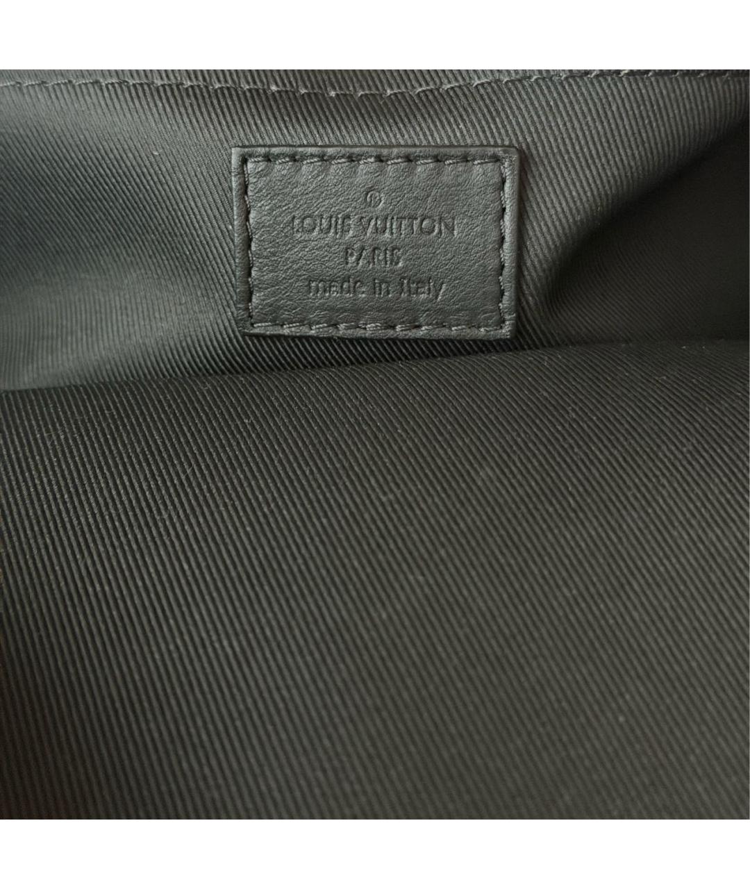 LOUIS VUITTON Коричневый кожаный рюкзак, фото 8