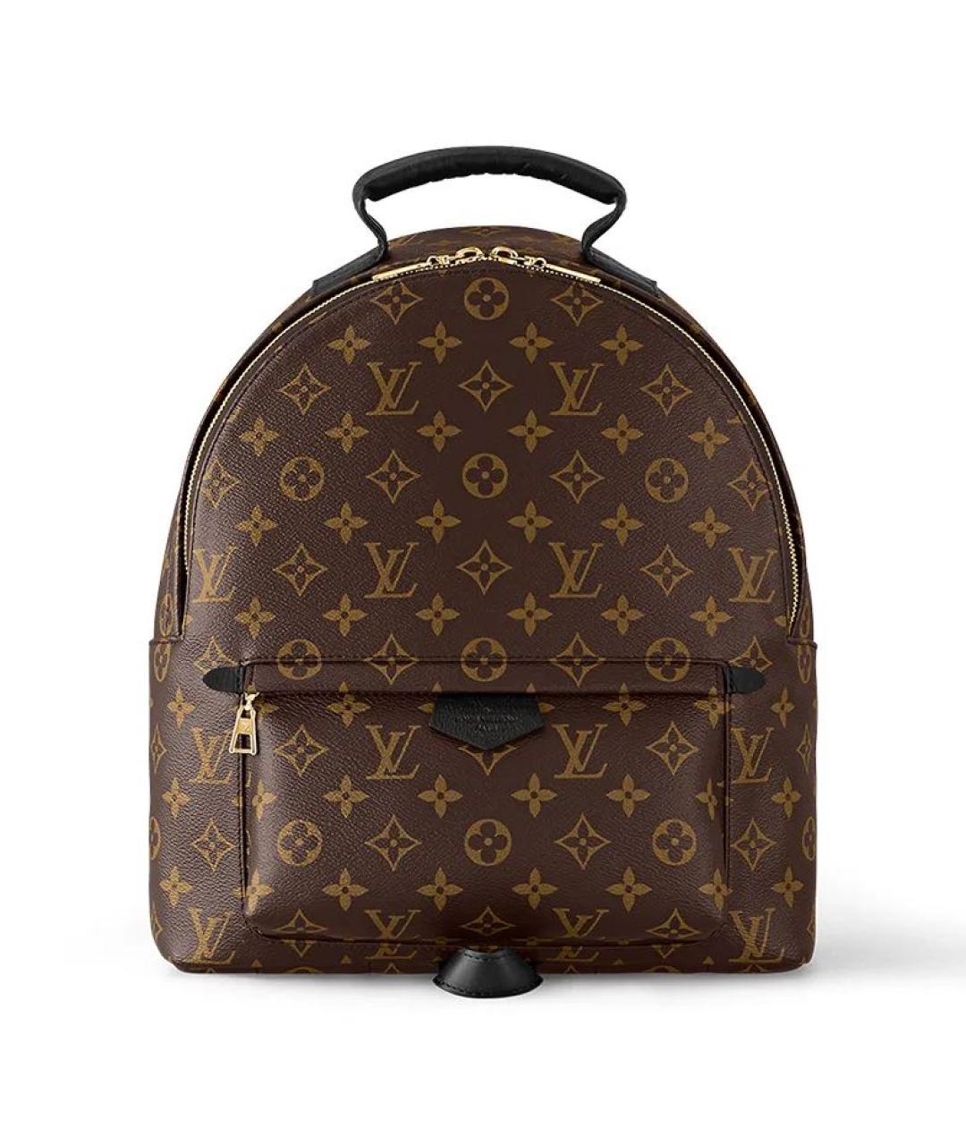 LOUIS VUITTON Коричневый кожаный рюкзак, фото 9