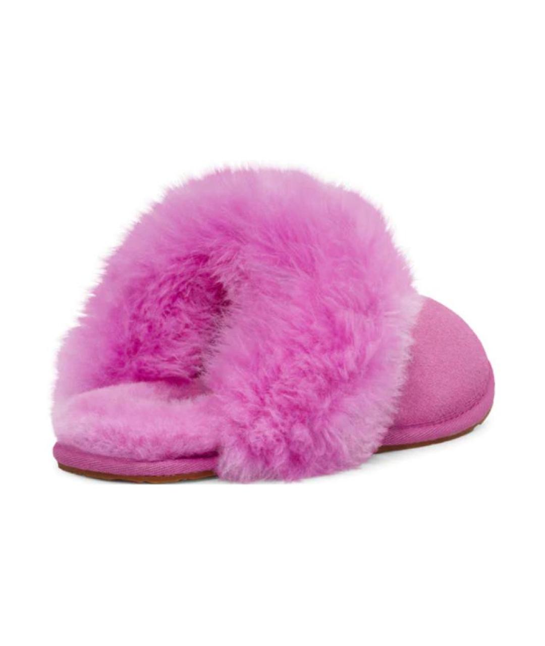 UGG AUSTRALIA Розовые нубуковые мюли, фото 3
