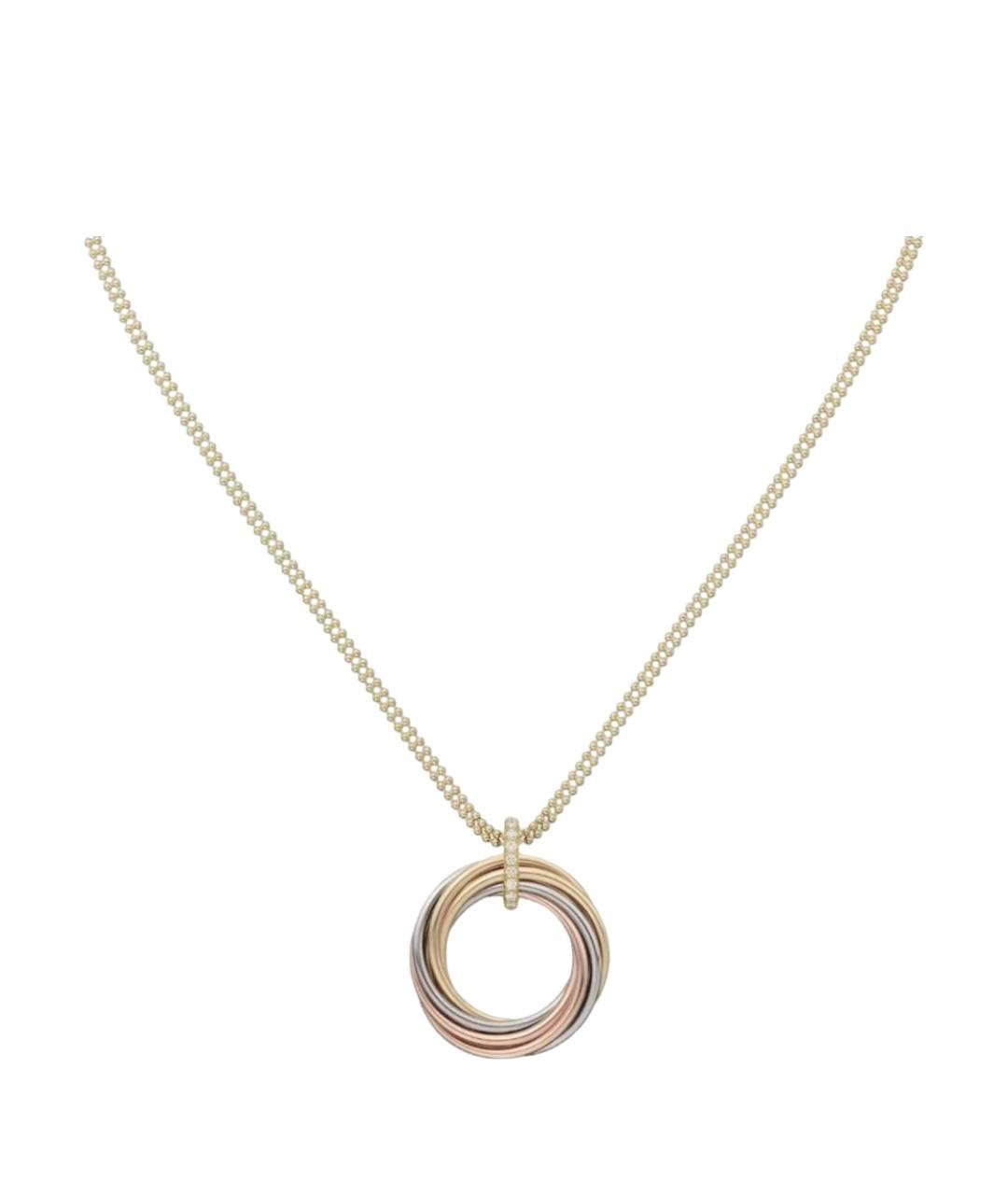 CARTIER Золотое колье из желтого золота, фото 1