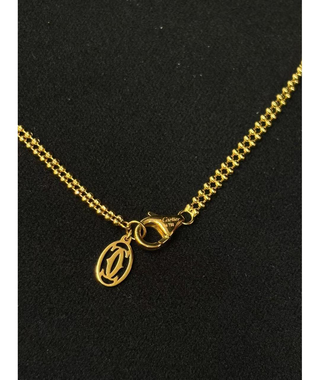 CARTIER Золотое колье из желтого золота, фото 5