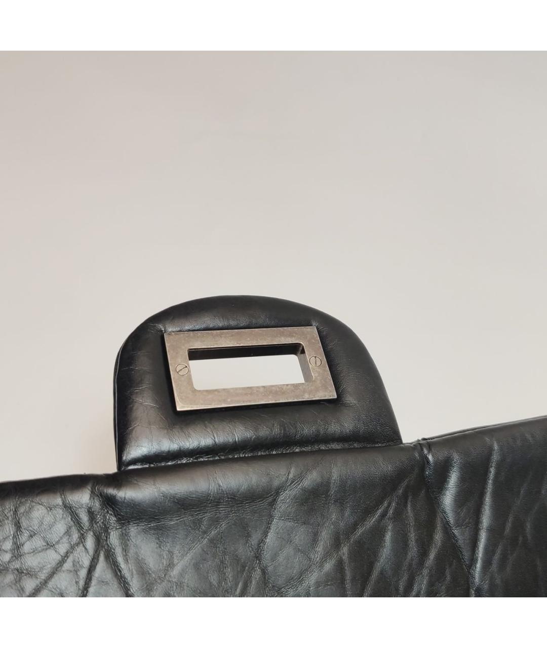 CHANEL Черная кожаная сумка через плечо, фото 8