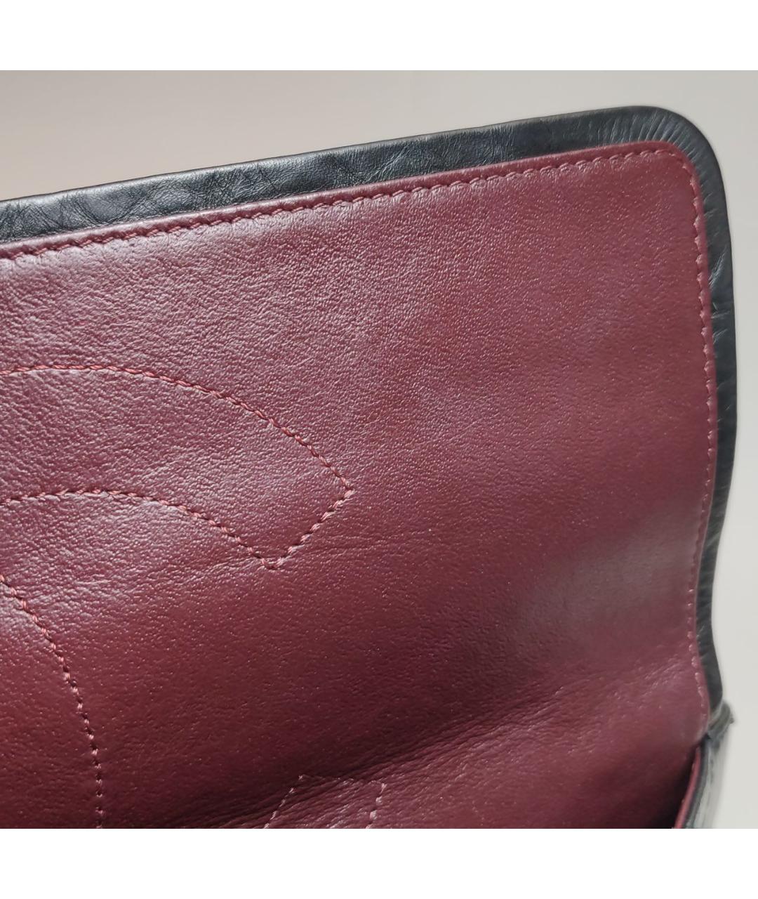 CHANEL Черная кожаная сумка через плечо, фото 6