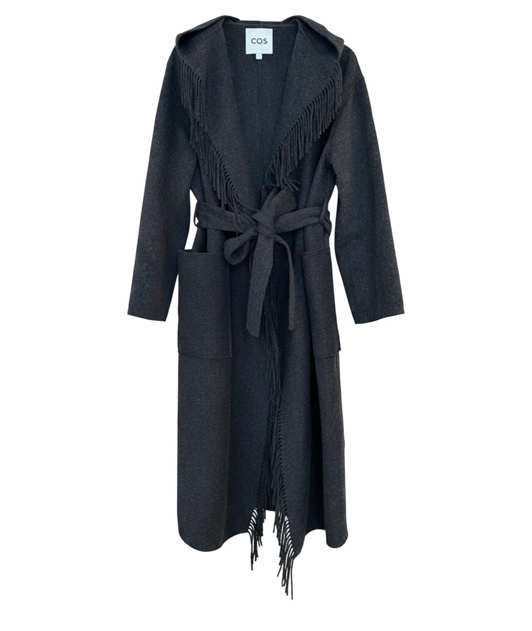 COS Серое шерстяное пальто, фото 1