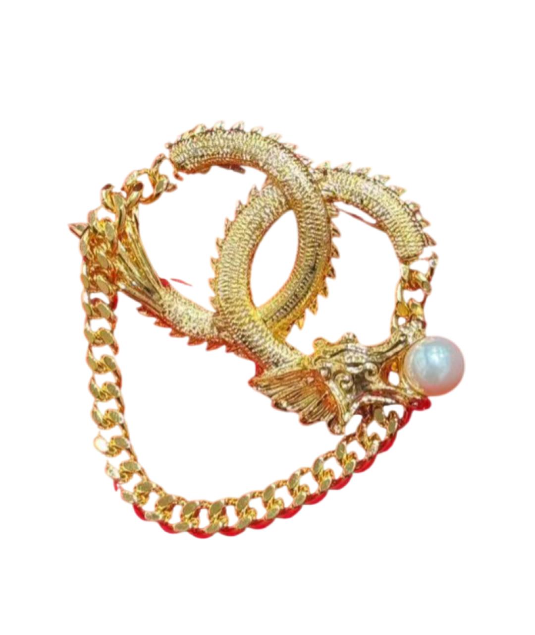 CHANEL Золотая булавка / брошь, фото 4