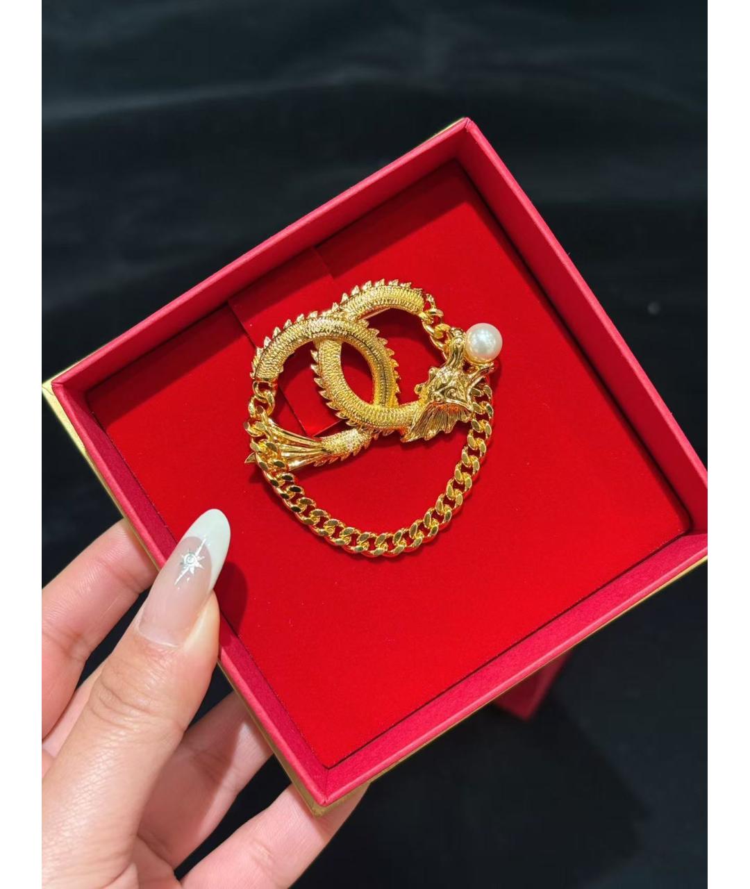 CHANEL Золотая булавка / брошь, фото 3