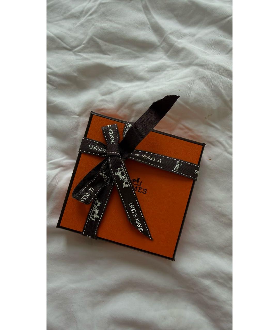 HERMES Коричневый кожаный браслет, фото 2