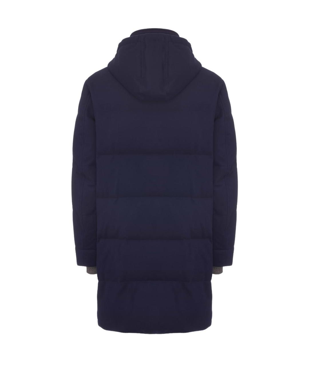 BRUNELLO CUCINELLI Синяя кашемировая куртка, фото 3