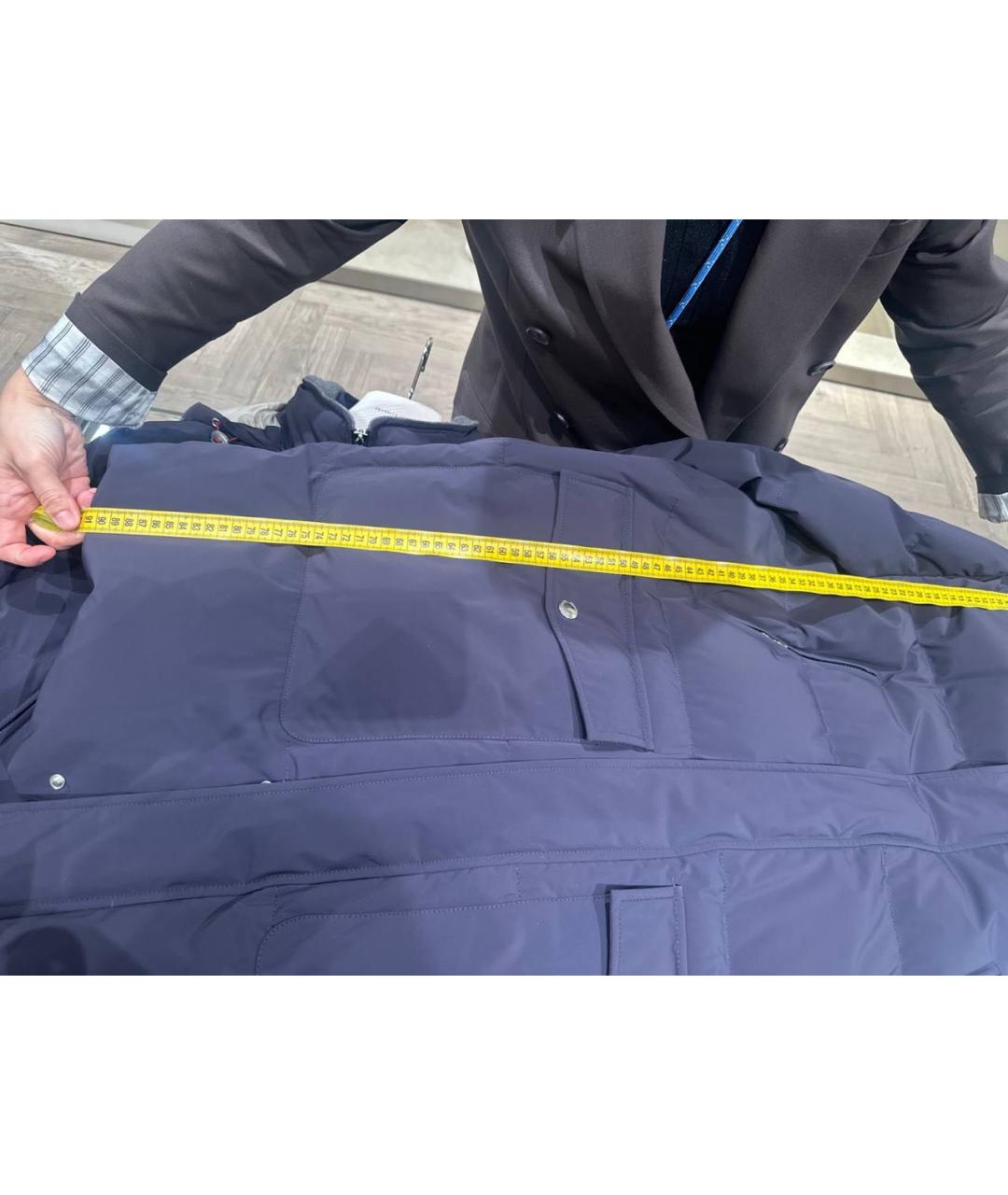 BRUNELLO CUCINELLI Синяя кашемировая куртка, фото 5