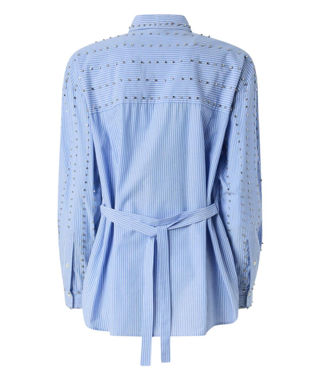 PINKO Голубая хлопковая рубашка, фото 2