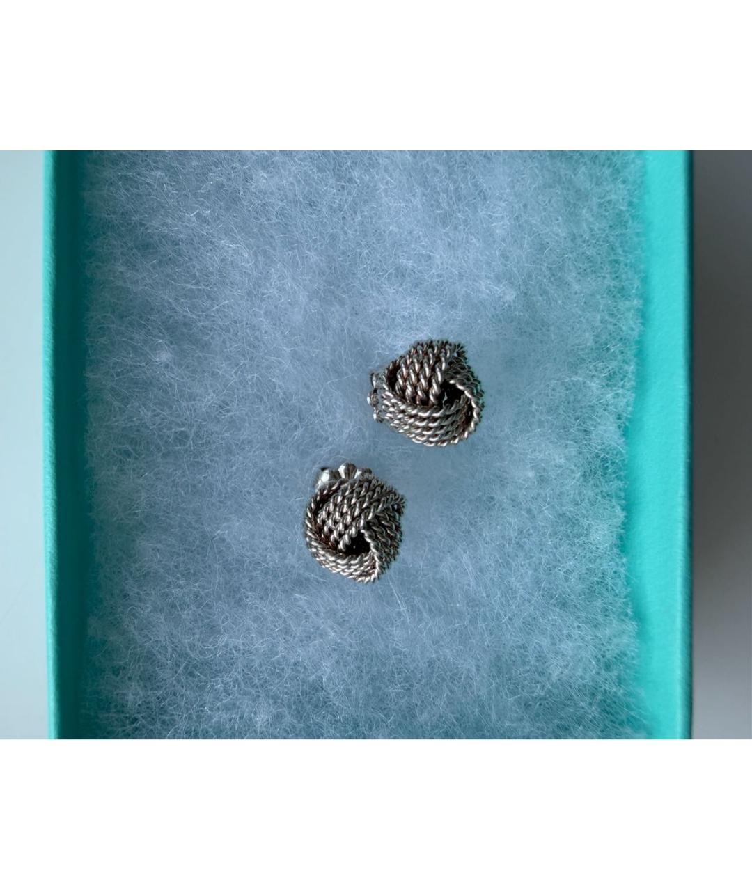 TIFFANY&CO Серебряные серебряные серьги, фото 6