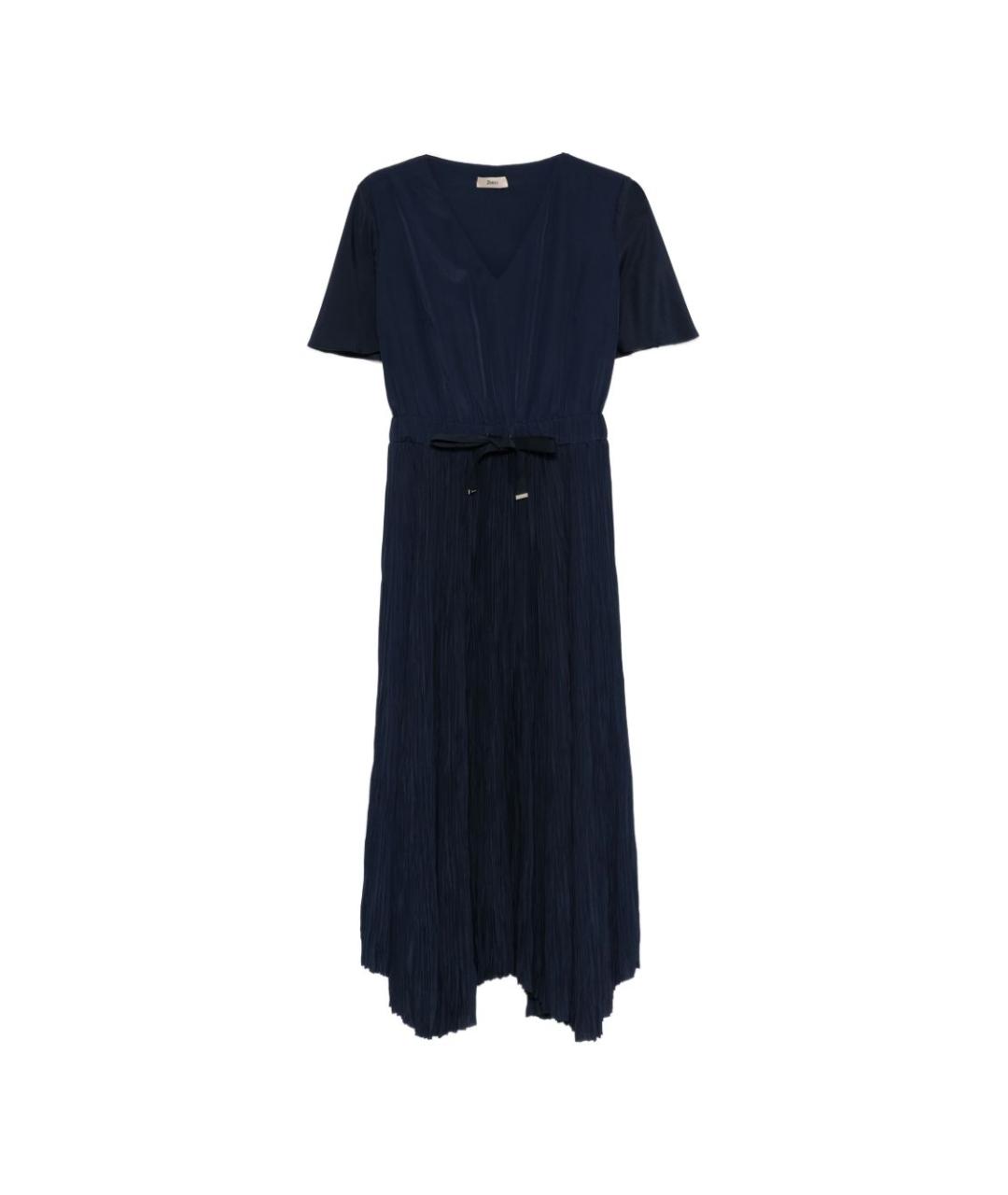 HERNO Синее полиэстеровое повседневное платье, фото 1