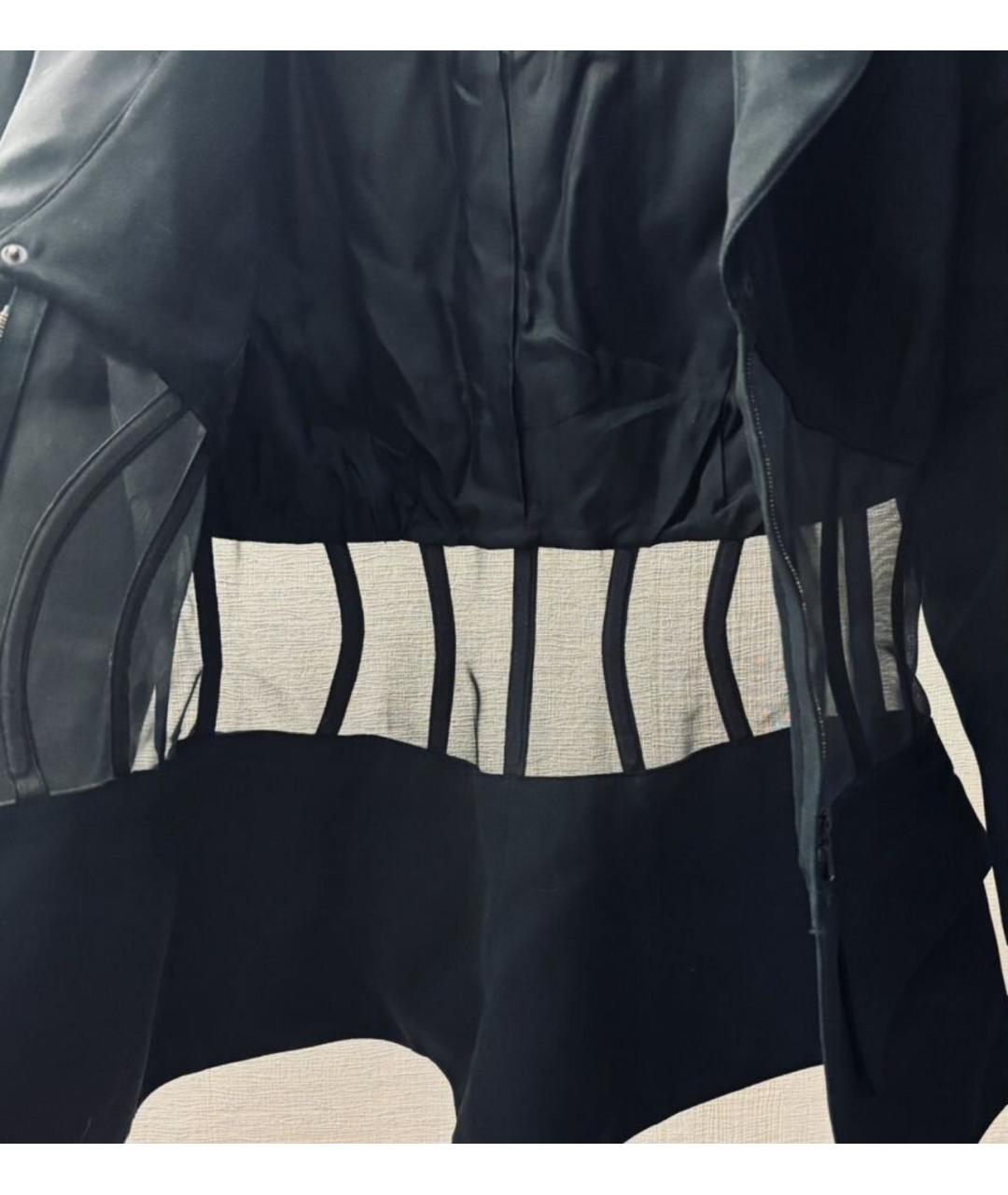 THIERRY MUGLER VINTAGE Черный костюм с юбками, фото 5