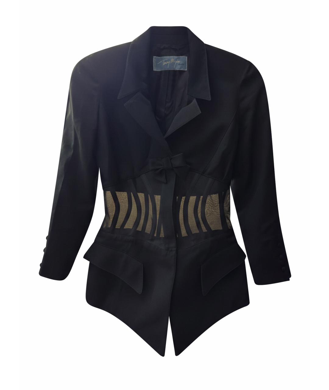 THIERRY MUGLER VINTAGE Черный костюм с юбками, фото 1