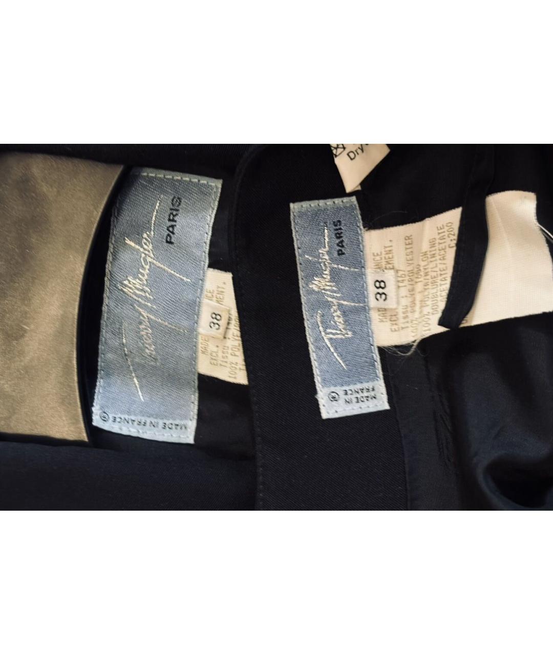 THIERRY MUGLER VINTAGE Черный костюм с юбками, фото 2