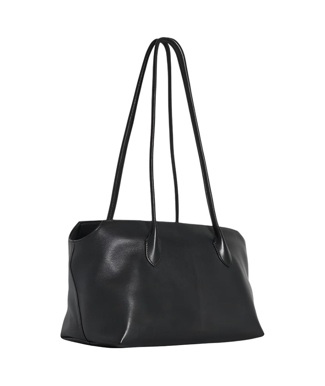 THE ROW Черная кожаная сумка тоут, фото 2