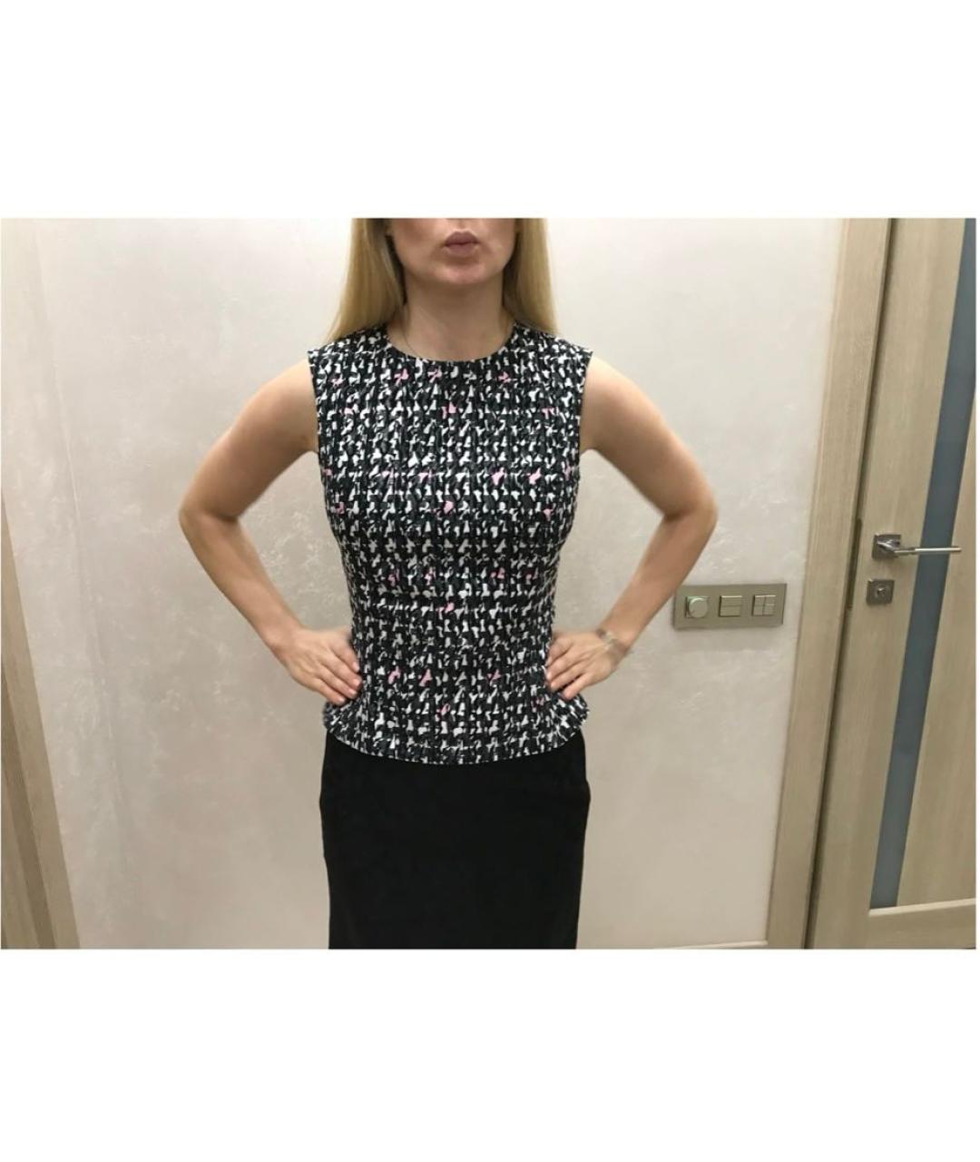 CHRISTIAN DIOR Черная полиэстеровая майка, фото 6