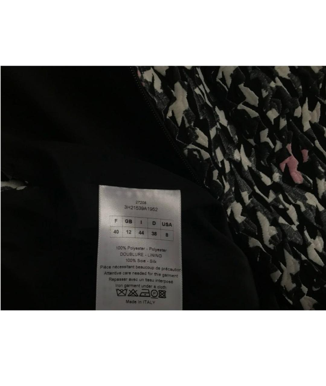 CHRISTIAN DIOR Черная полиэстеровая майка, фото 4