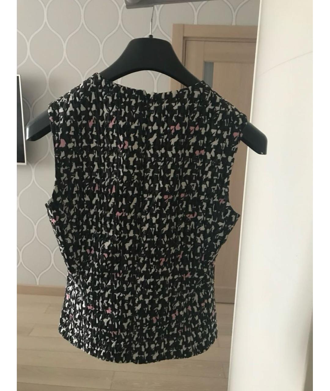 CHRISTIAN DIOR Черная полиэстеровая майка, фото 2