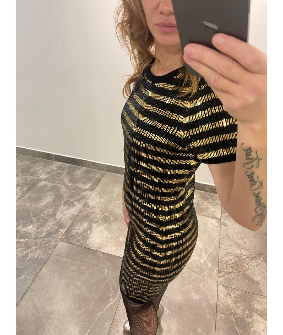 RALPH LAUREN Темно-синее шерстяное коктейльное платье, фото 3