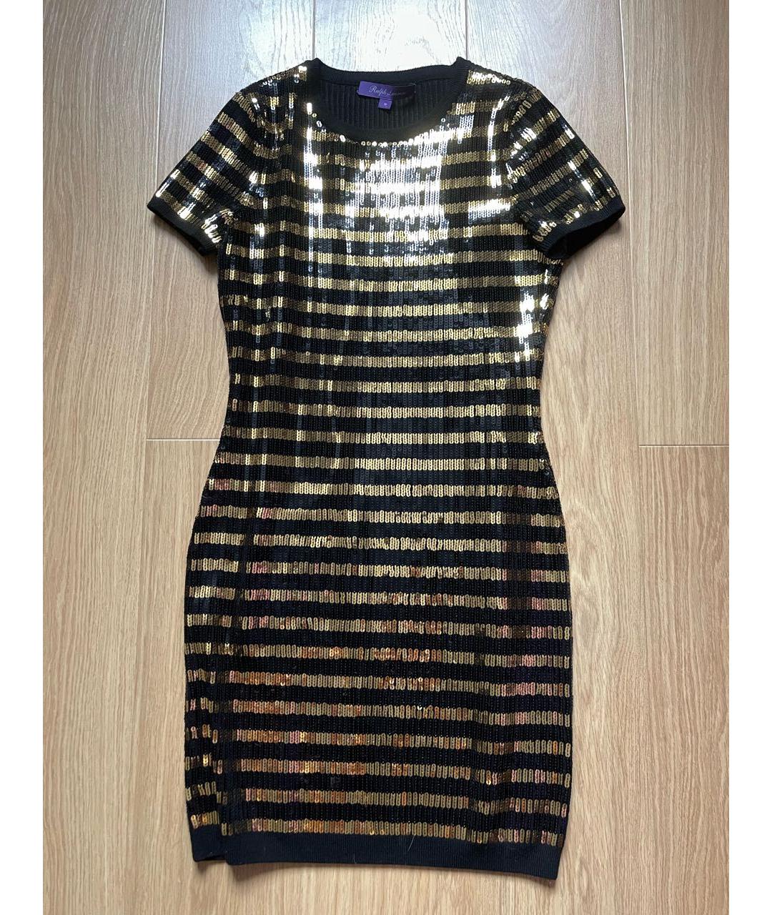 RALPH LAUREN Темно-синее шерстяное коктейльное платье, фото 5